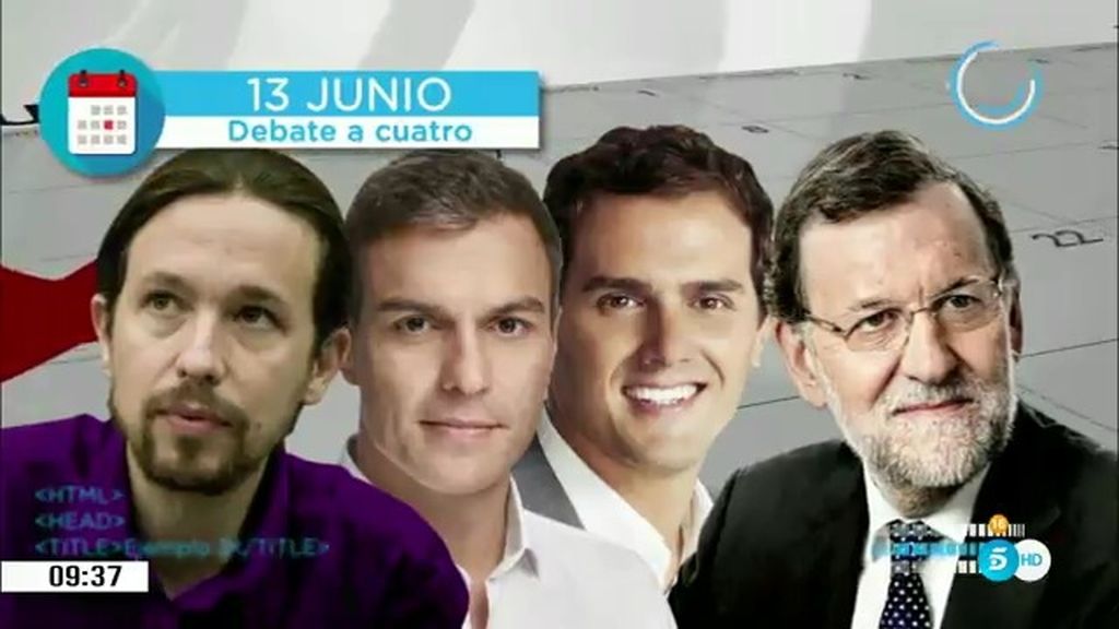 Rajoy participará en el único debate a cuatro