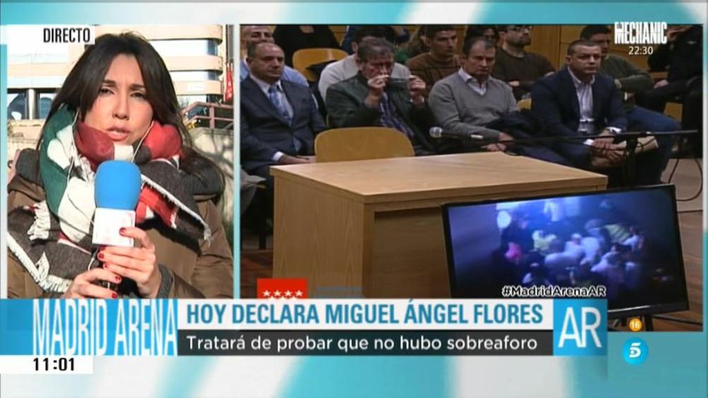Miguel Ángel Flores no se inmuta al ver las imágenes de la tragedia del Madrid Arena