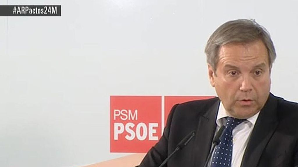 Antonio Miguel Carmona: "Jamás seré alcalde de Madrid con el apoyo del PP"
