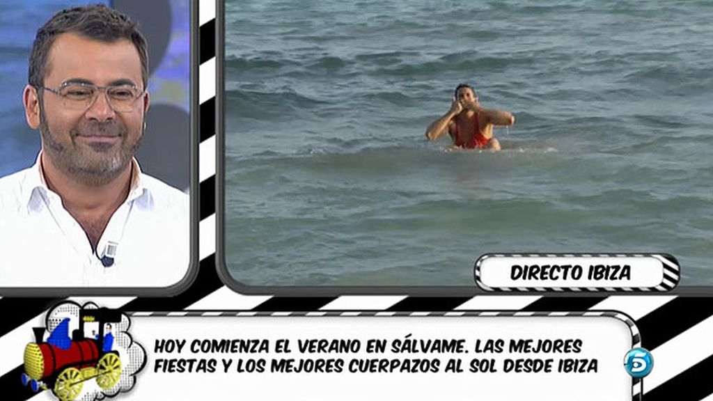 Omar Suárez se lanza al agua