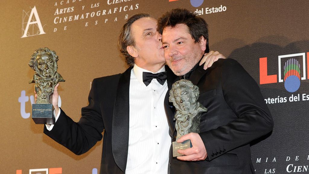 José Coronado y Enrique Urbizu disfrutan de sus premios Goya