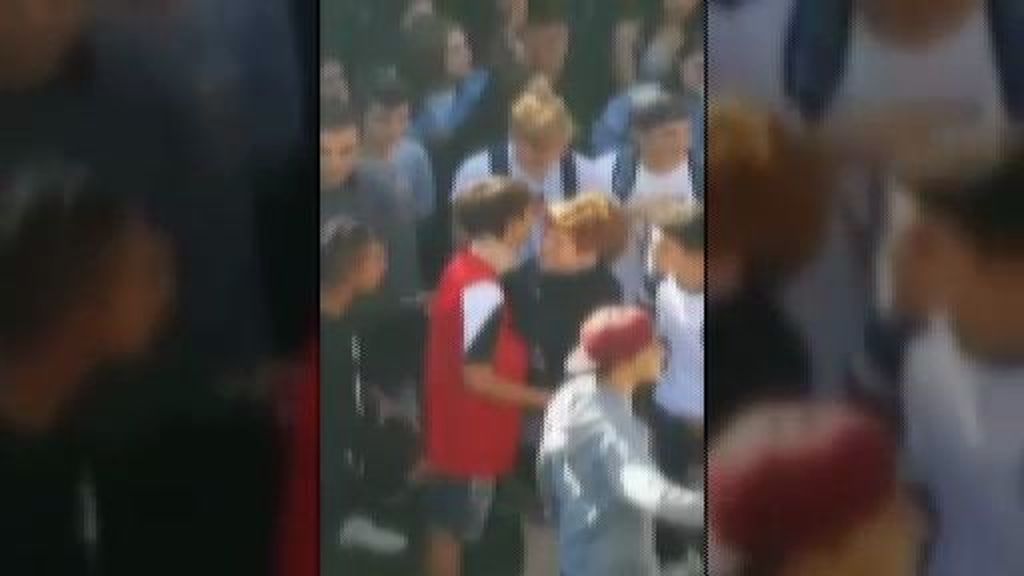 Menores a puñetazos en pleno centro de Lugo