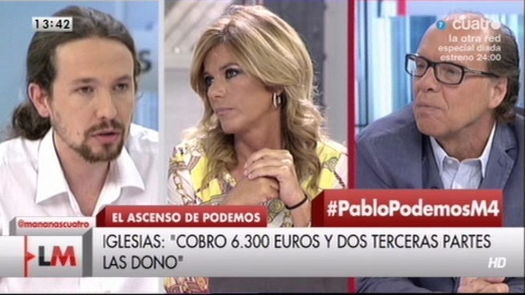 ¿Qué hace Pablo Iglesias con los 6.300 euros que cobra?