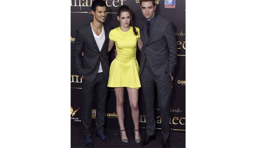 Los protagonistas de Crepúsculo deslumbran en Madrid
