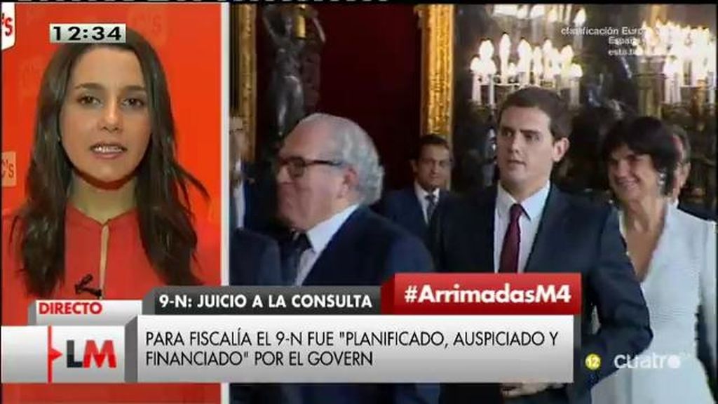 Arrimadas, sobre Rivera: "Ha dicho muchas veces que no será  vicepresidente de Rajoy"