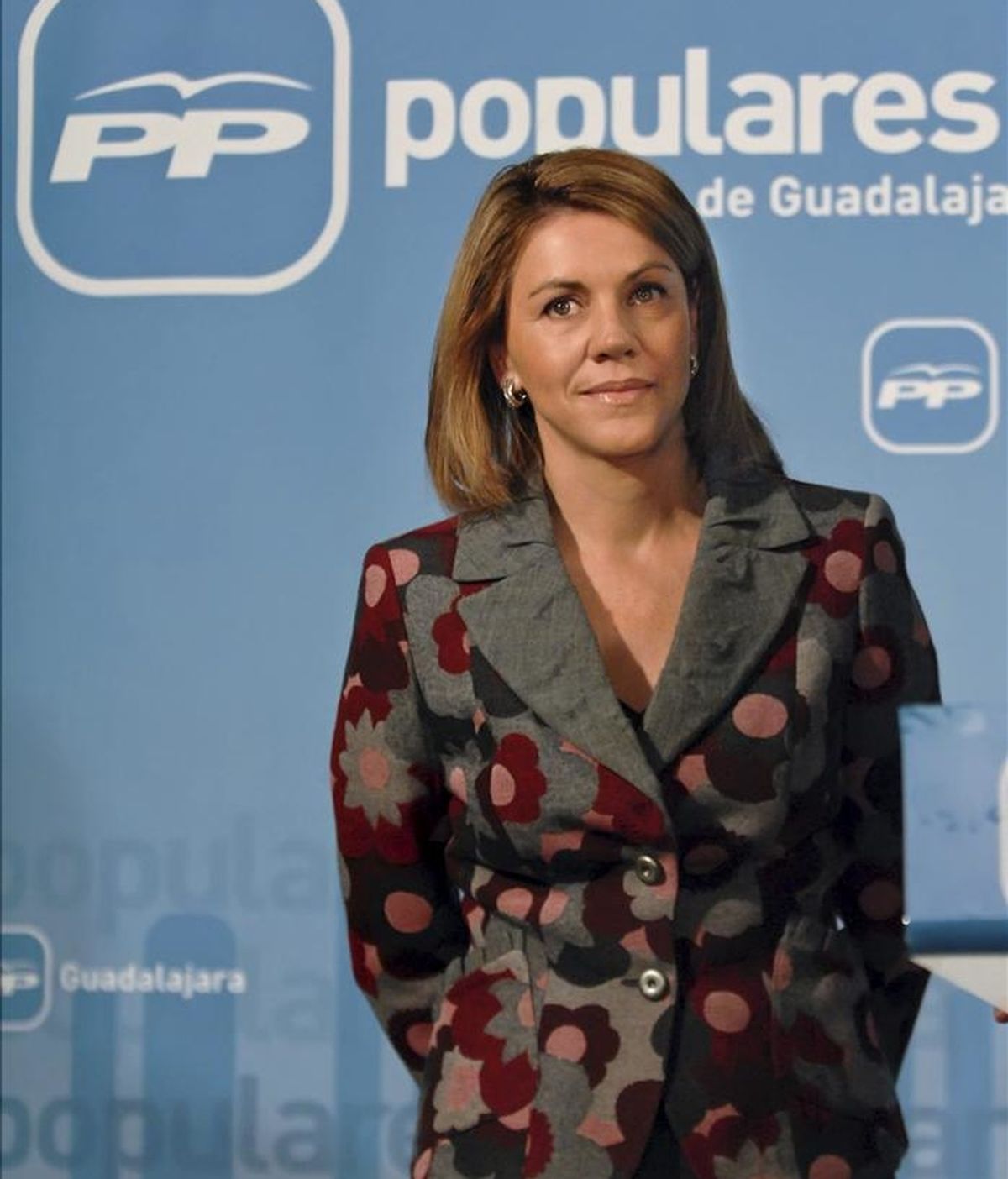 La secretaria general del PP y candidata a la Presidencia de Castilla-La Mancha en las elecciones autonómicas, María Dolores de Cospedal. EFE/Archivo