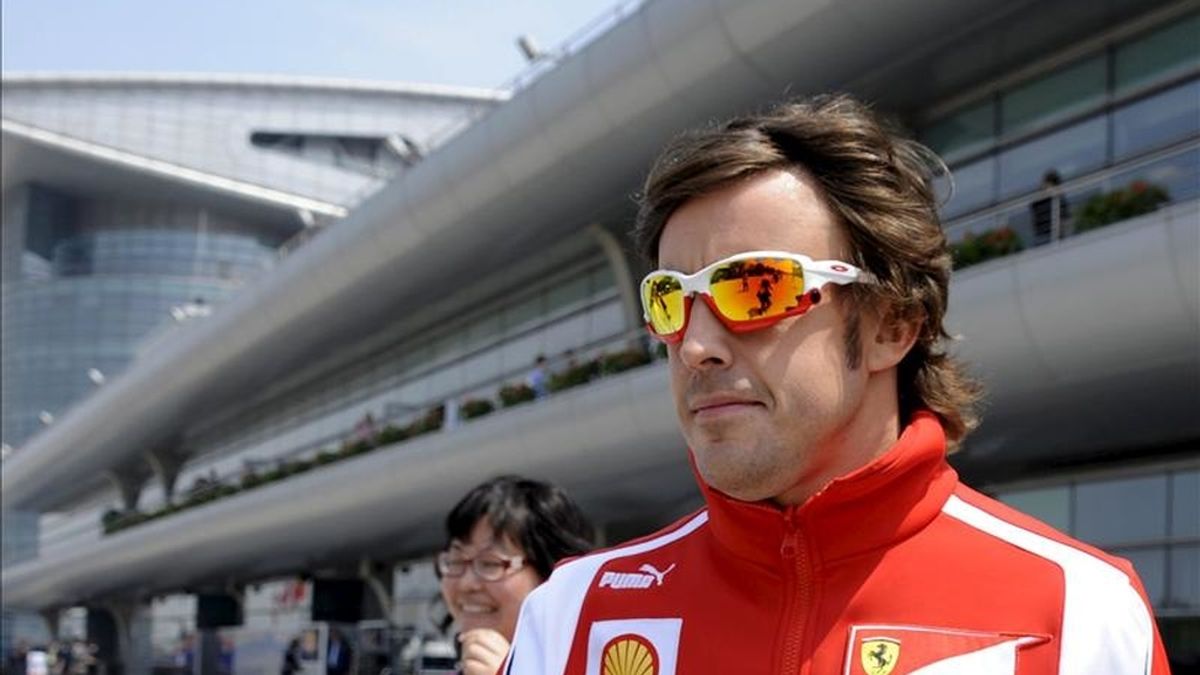 El piloto español de Fórmula Uno Fernando Alonso, de la escudería Ferrari. EFE/Archivo