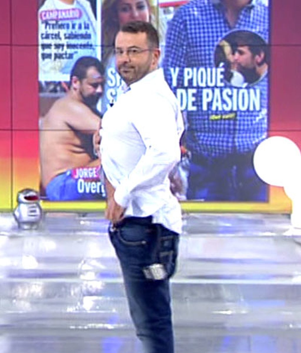 Jorge Javier nos dedica un streptease