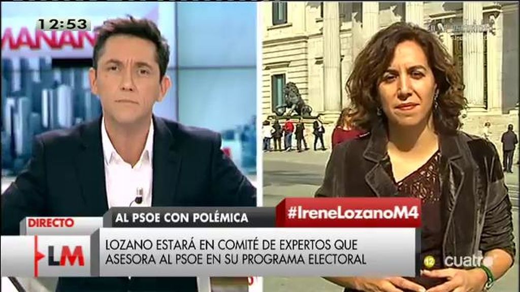 Irene Lozano: “Creo que en el PSOE hay voluntad de cambiar y mi incorporación es muestra de ese compromiso”