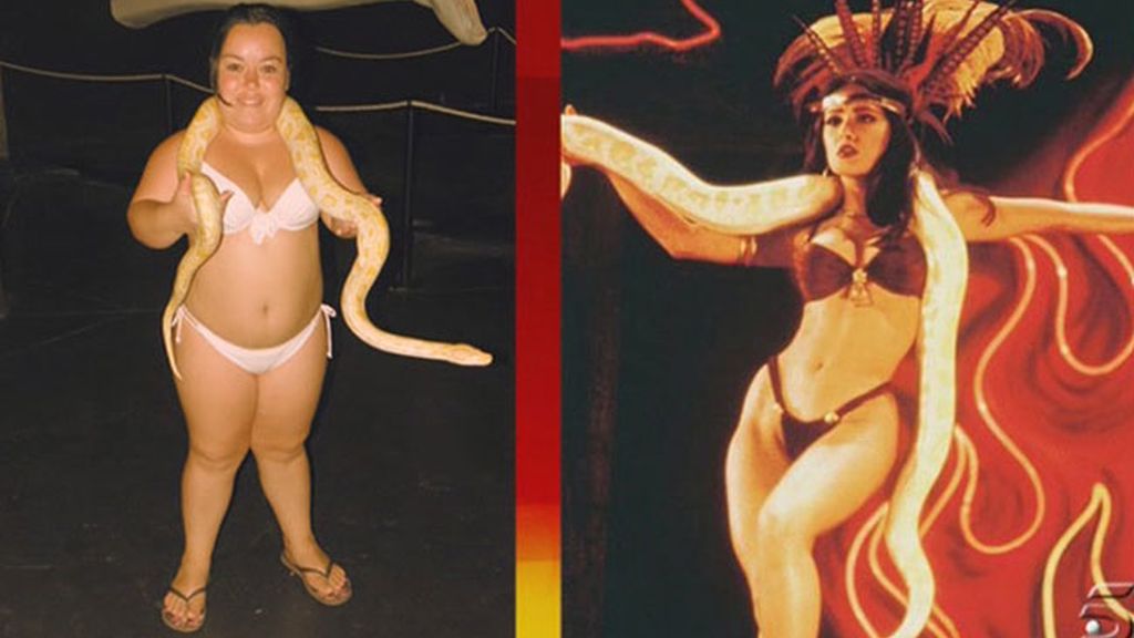 Chiqui encantadora de serpientes y osos marinos