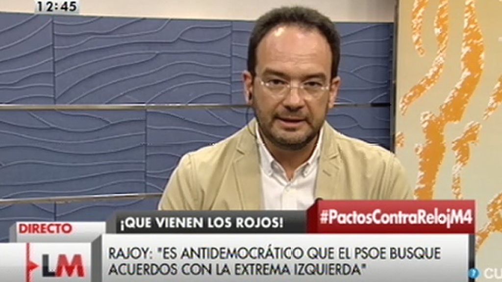 Antonio Hernando: "La radical ha sido la política del Partido Popular"