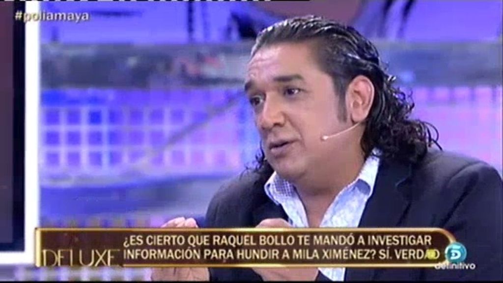 Luis Amaya pide disculpas a Mila Ximénez al afirmar que Raquel Bollo la investigaba