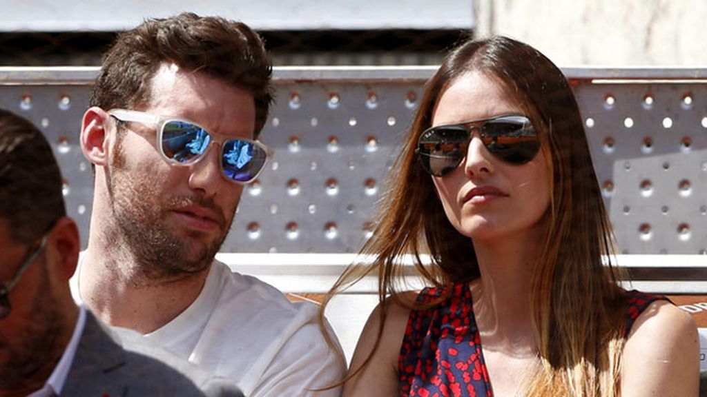 El escolta del Real Madrid Rudy Fernández y la modelo Helen Lindes