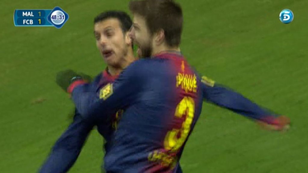 El primer gol de 'papá Piqué'