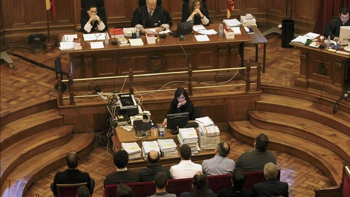 Imagen de archivo de una sesión en la Audiencia de Barcelona. EFE/Archivo