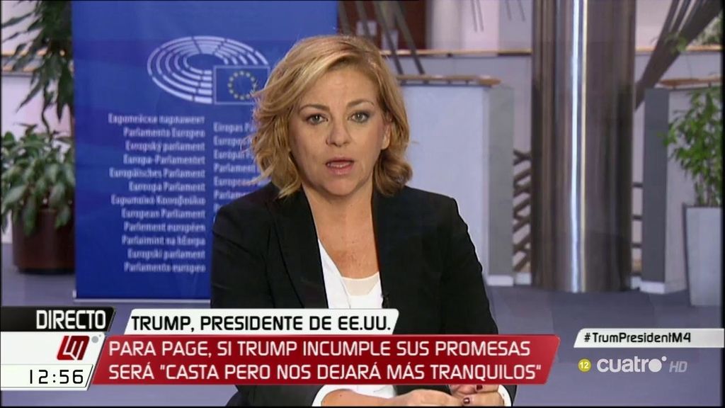Elena Valenciano (PSOE): "Con Donald Trump ha ganado la ira de la gente"