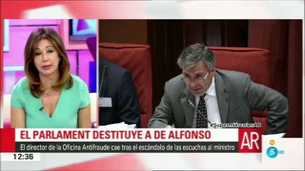 El Parlamento catalán destituye a Daniel de Alfonso, director de la Oficina antifraude