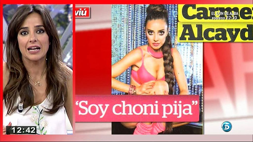 La colaboradora de 'AR' se define como 'choni -  pija' en 'Interviú'