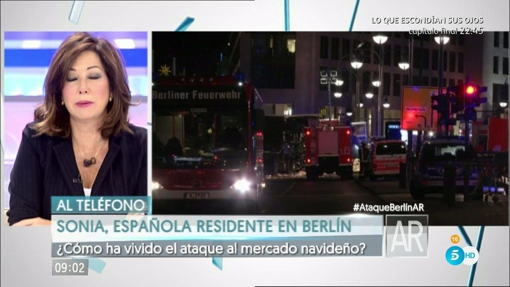 Sonia, española en Berlín: "Antes del ataque había muchísima policía"