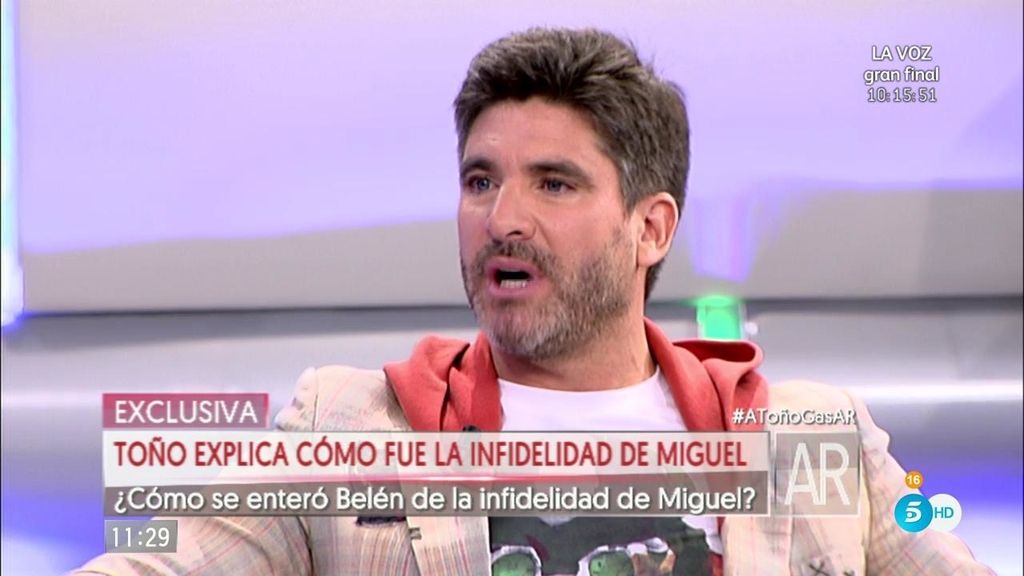 Toño Sanchís: "Miguel acabará siendo otra víctima de Belén Esteban"