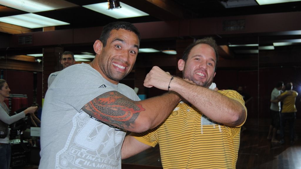 Fabricio Werdum visita Madrid