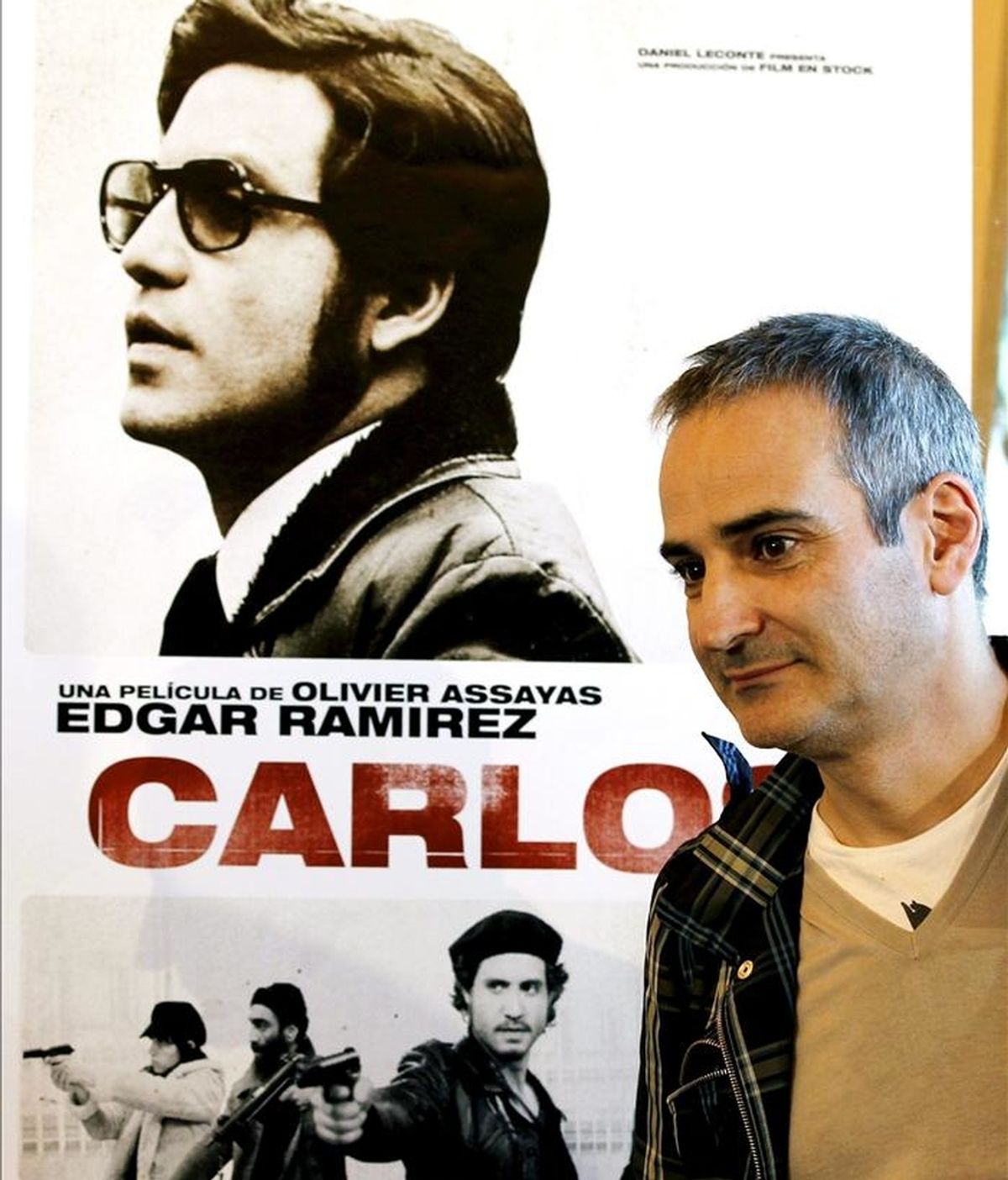 El director francés de la película "Carlos", Oliver Assayas, momentos antes de iniciarse la rueda de prensa durante la primera jornada de la 32ª edición de La Mostra de cine en Valencia. EFE