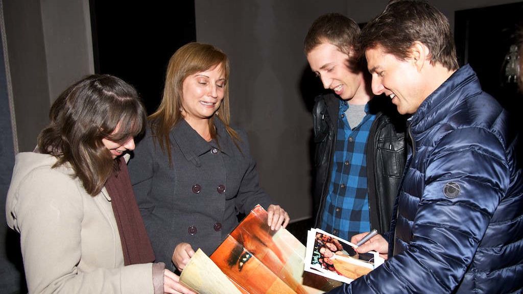 Los ganadores del concurso de Mediaset conocen a Tom Cruise