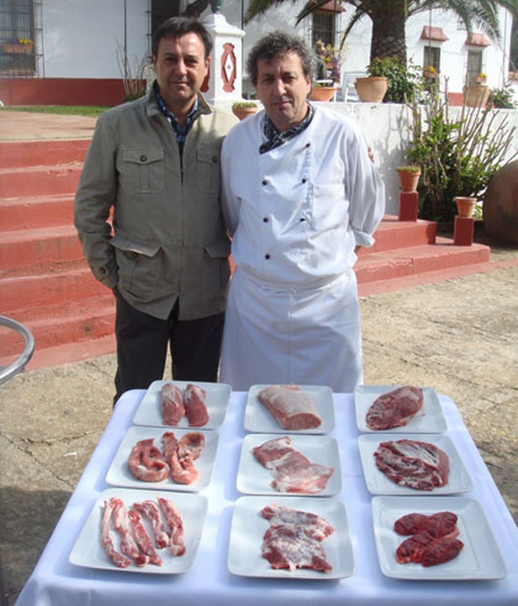 José Ribargoda con Antonio Parra