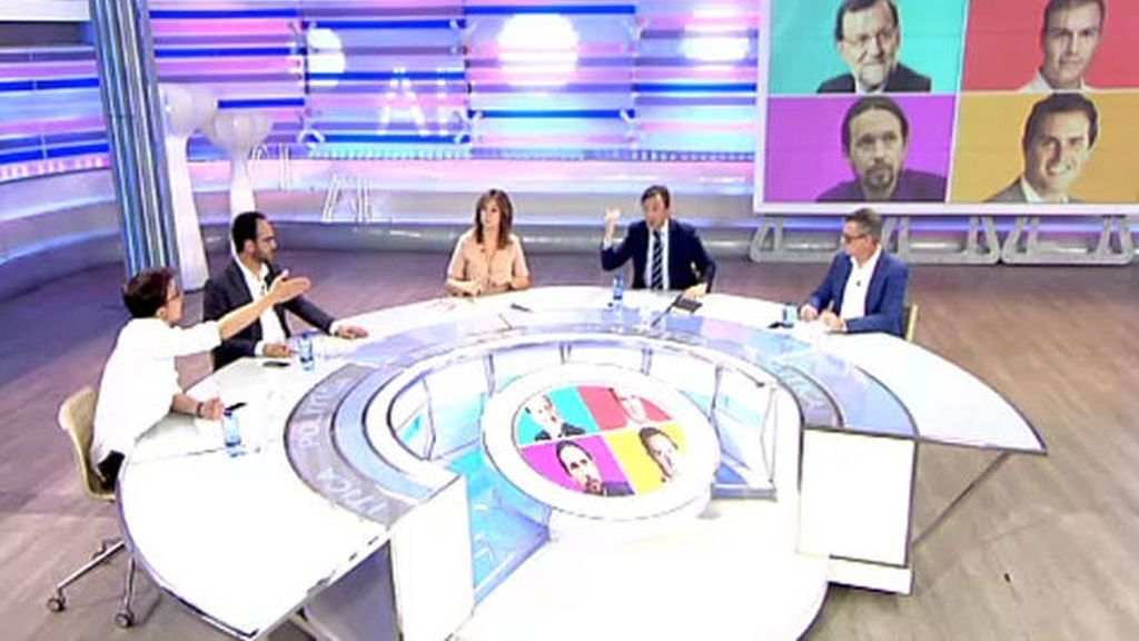 Debate de portavoces y los aspirantes a presidente, haciendo kilómetros