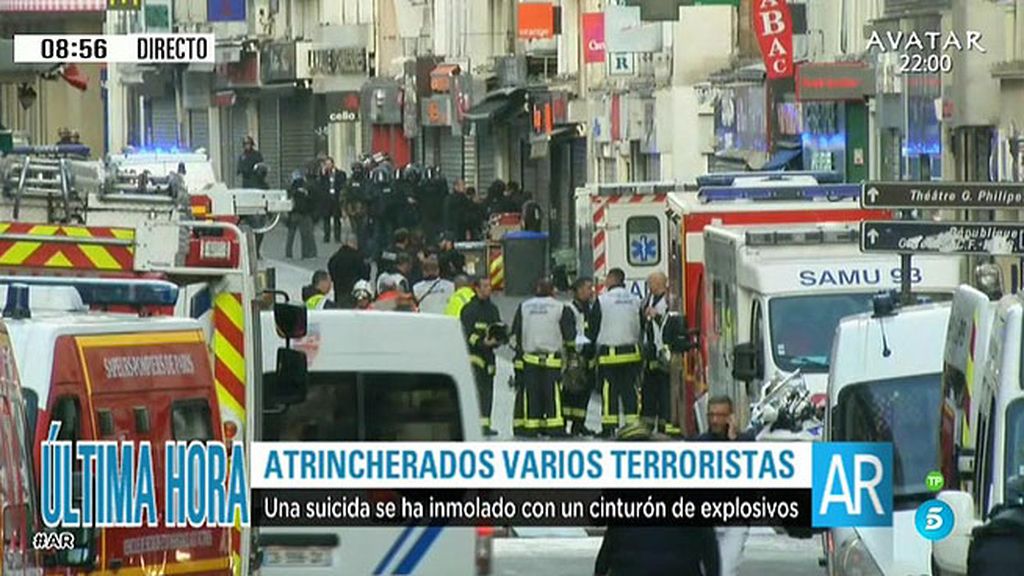 La policía amplia el perímetro de seguridad en el barrio de Saint - Denis tras un tiroteo