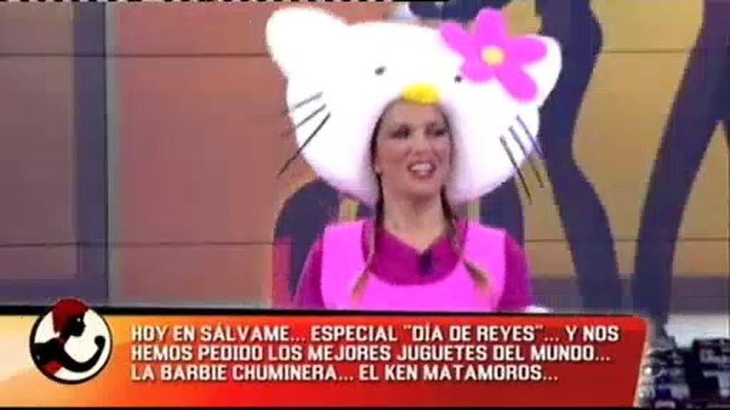 Los colaboradores de 'Sálvame' se disfrazan de juguetes en Reyes