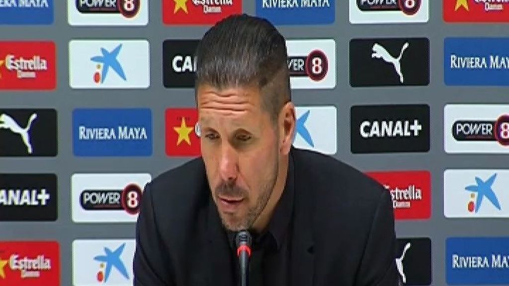 Simeone: "Lo preocupante sería no tener situaciones de gol"