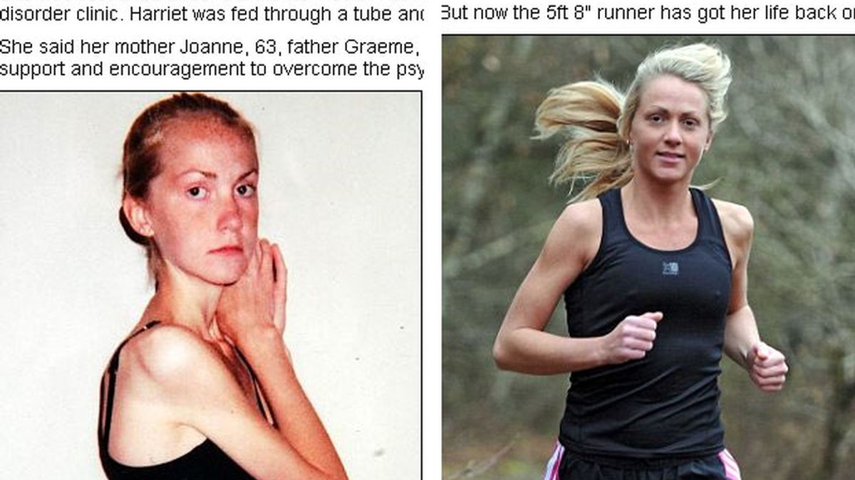 Harriet Smith ha pasado de pesar 31 kilos a correr una maratón Harriet Smith ha pasado de pesar 31 kilos a correr una maratón
