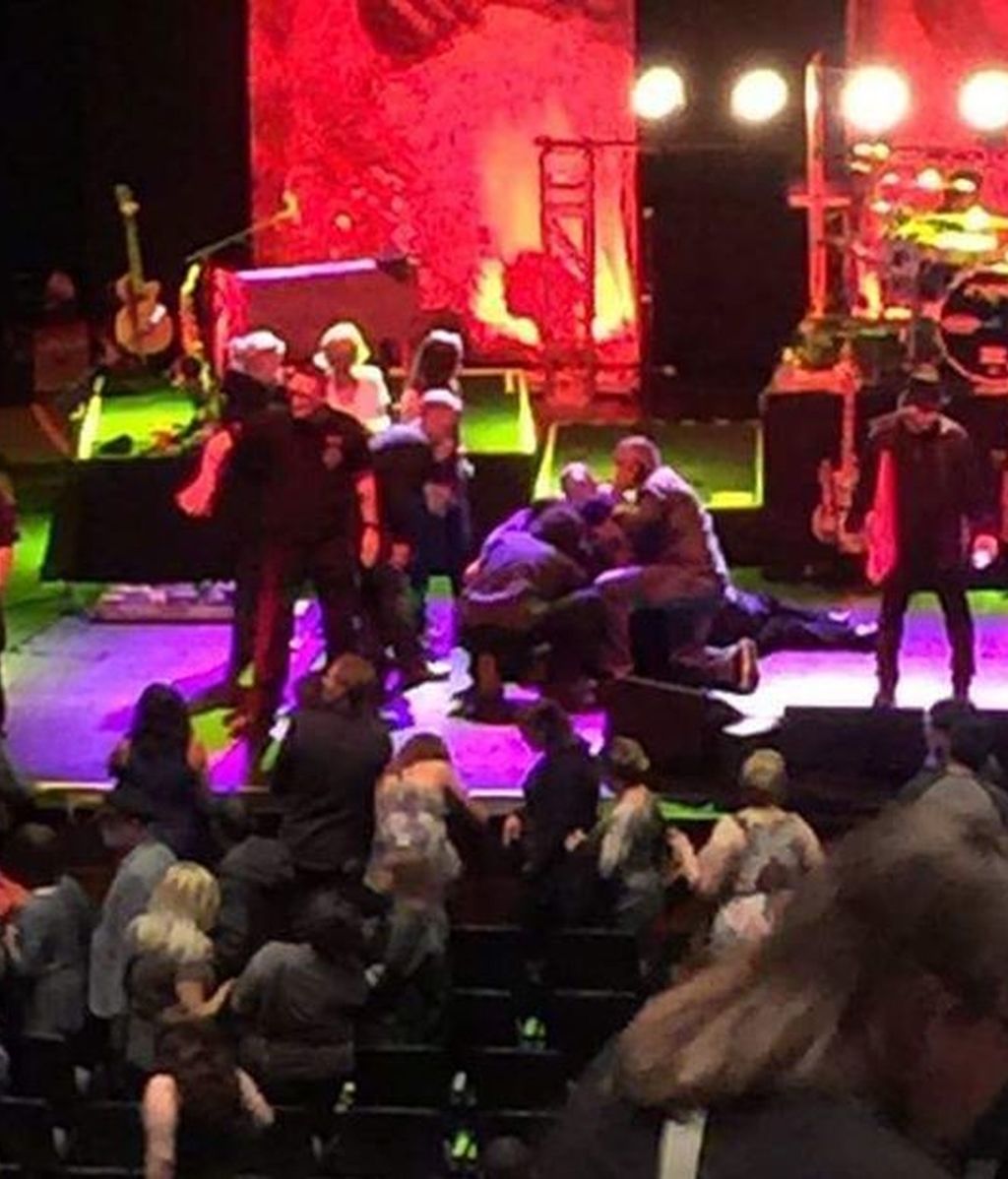 Meat Loaf se desploma en pleno concierto