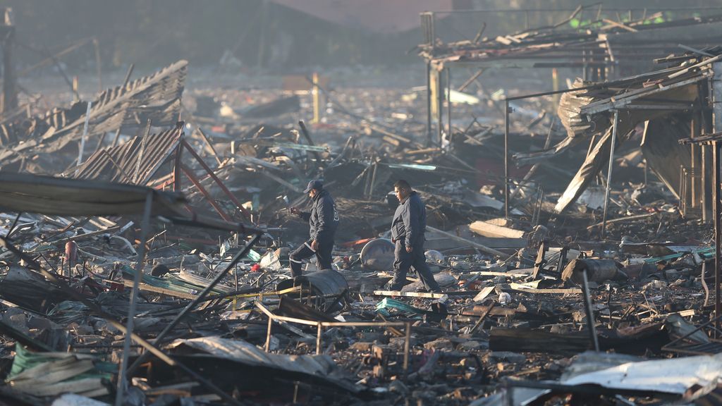 Explosión pirotécnica en México