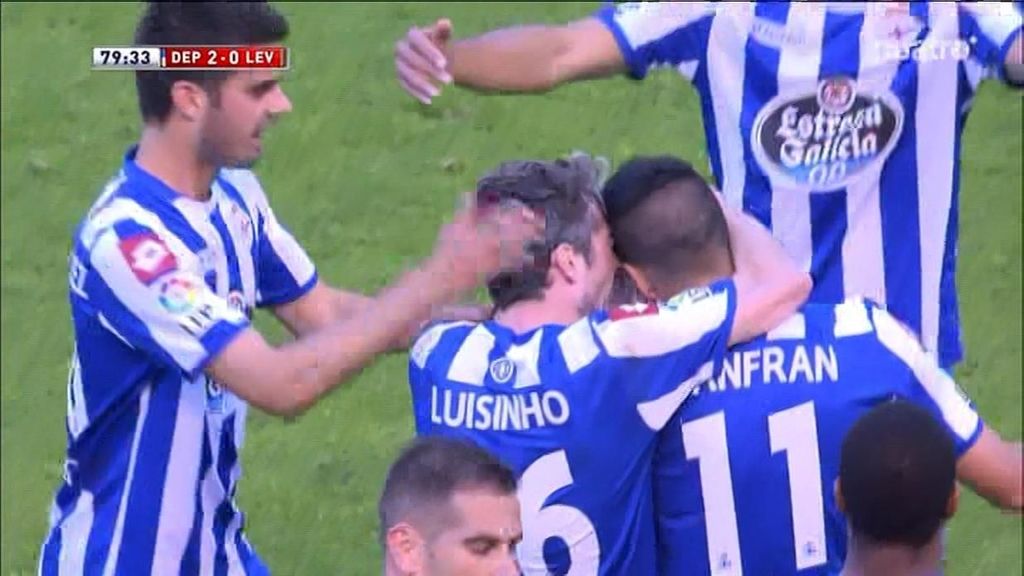 ¡Golazo de Juanfran que remata al Levante!