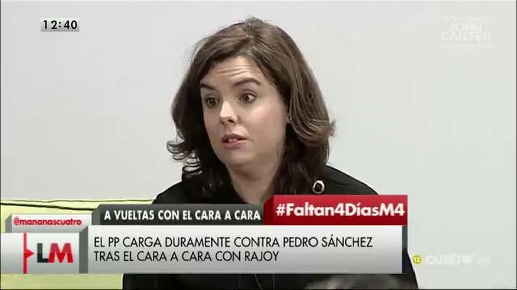 El PP carga duramente contra pedro Sánchez tras el cara a cara con Rajoy