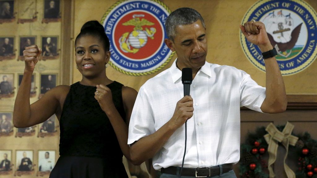 Obama felicita la navidad a las tropas estadounidenses en Hawai
