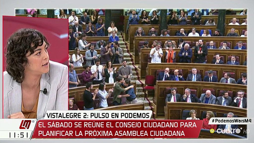 Tania González (Unidos Podemos): “No se puede plantear que un debate es una guerra”