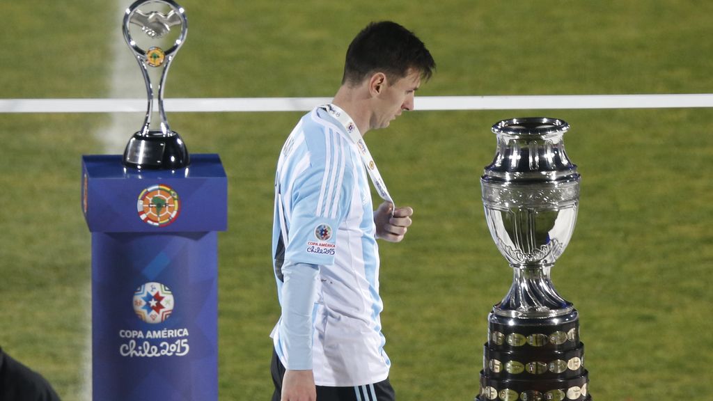 Messi no pudo ocultar su disgusto tras perder la Copa América