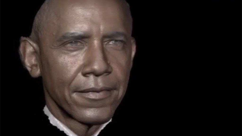 Barack Obama en 3D