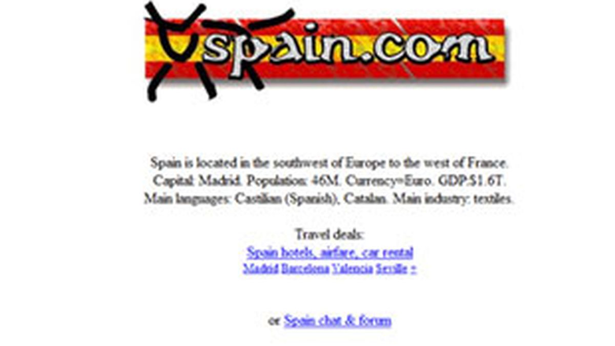 El dominio Spain.com sale a la venta