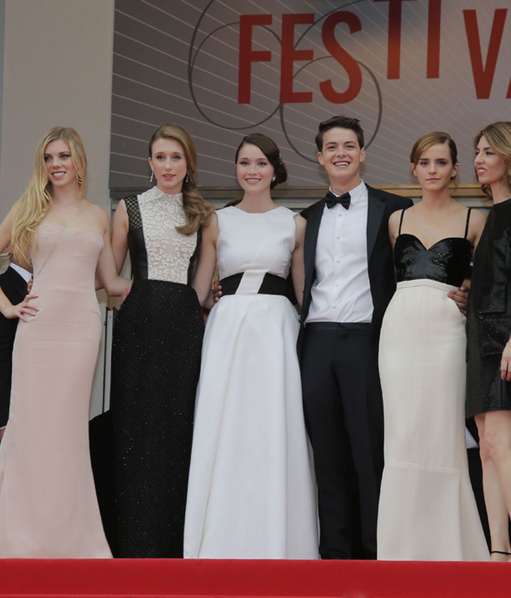 El elenco de 'Bling Ring' posa en la alfombra roja de Cannes