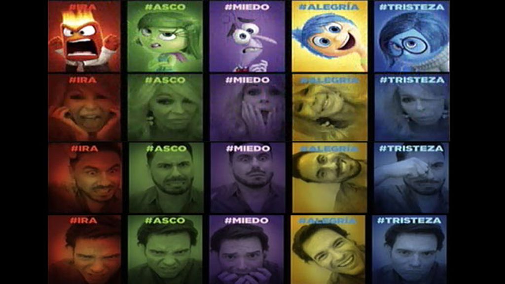 Las caras de alegría, tristeza, ira, miedo y asco de los colaboradores de 'El programa...