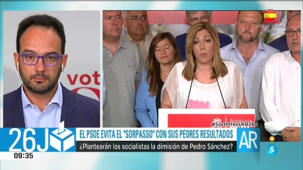 Antonio Hernando: "Rajoy tiene que estar muy agradecido al señor Iglesias"