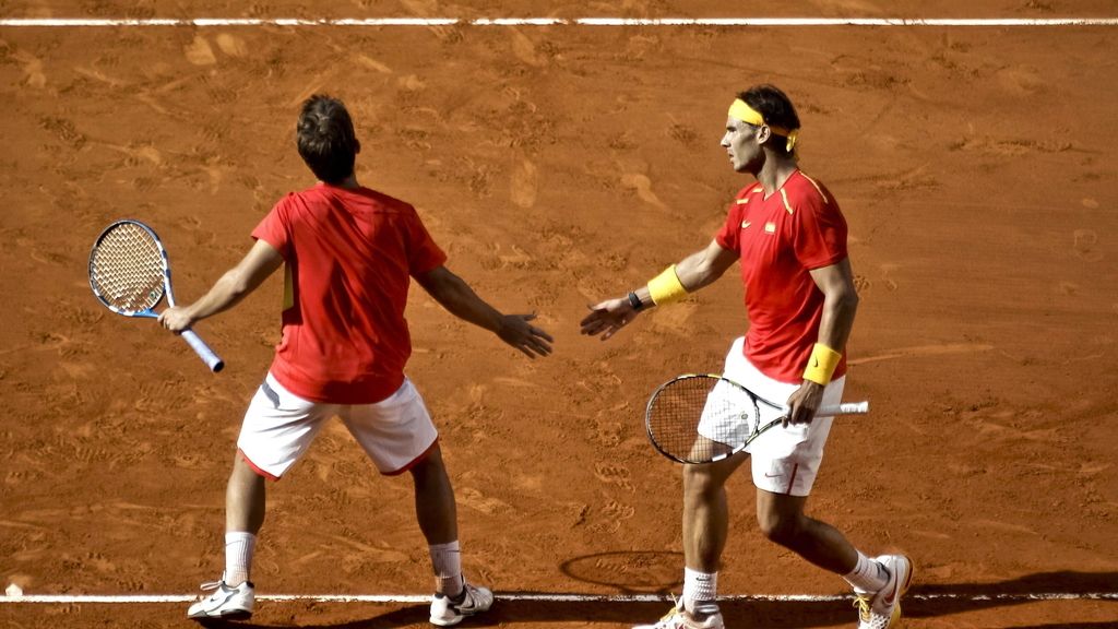 Rafa Nadal y Marc López