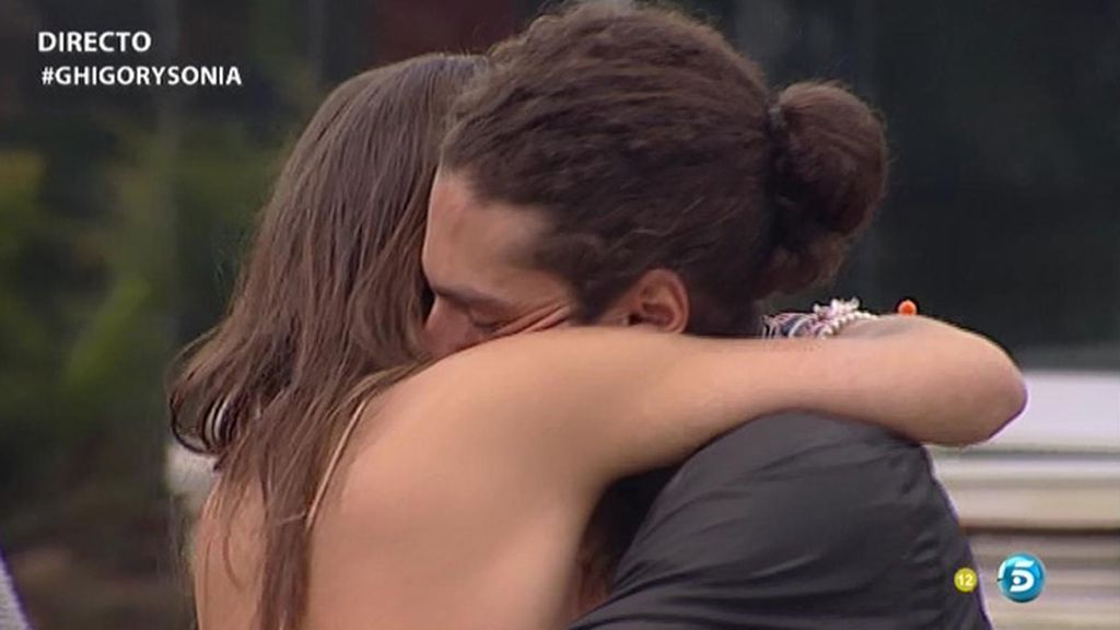 La despedida de Sonia y Kristian