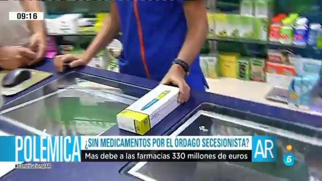Artur Mas debe a las farmacias catalanas 330 millones de euros