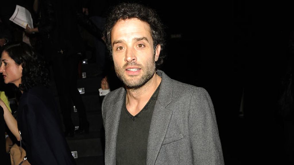 Daniel Guzmán en el desfile de Amaya Arzuaga