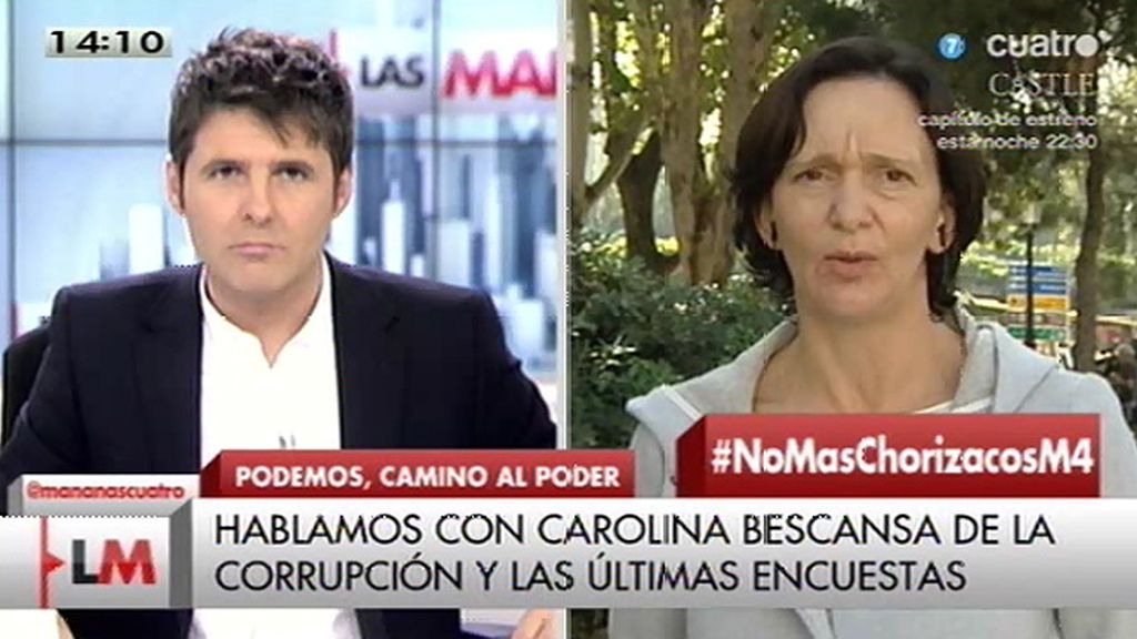 C. Bescansa, sobre Inda: "Lamentablemente no ha aprovechado la oportunidad de rectificar"